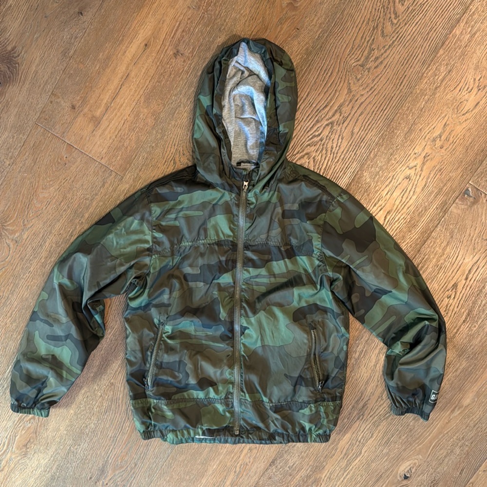 ⚡️Gap Dark Green Camouflage Windbreaker